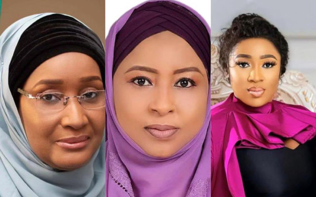 Sadiya Umar-Farouq,  Halima Shehu and Beta Edu